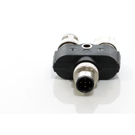 1 Verpackungseinheit (5 Stück) Y-Verteiler SAC-5PY-M/F-M VP SH 